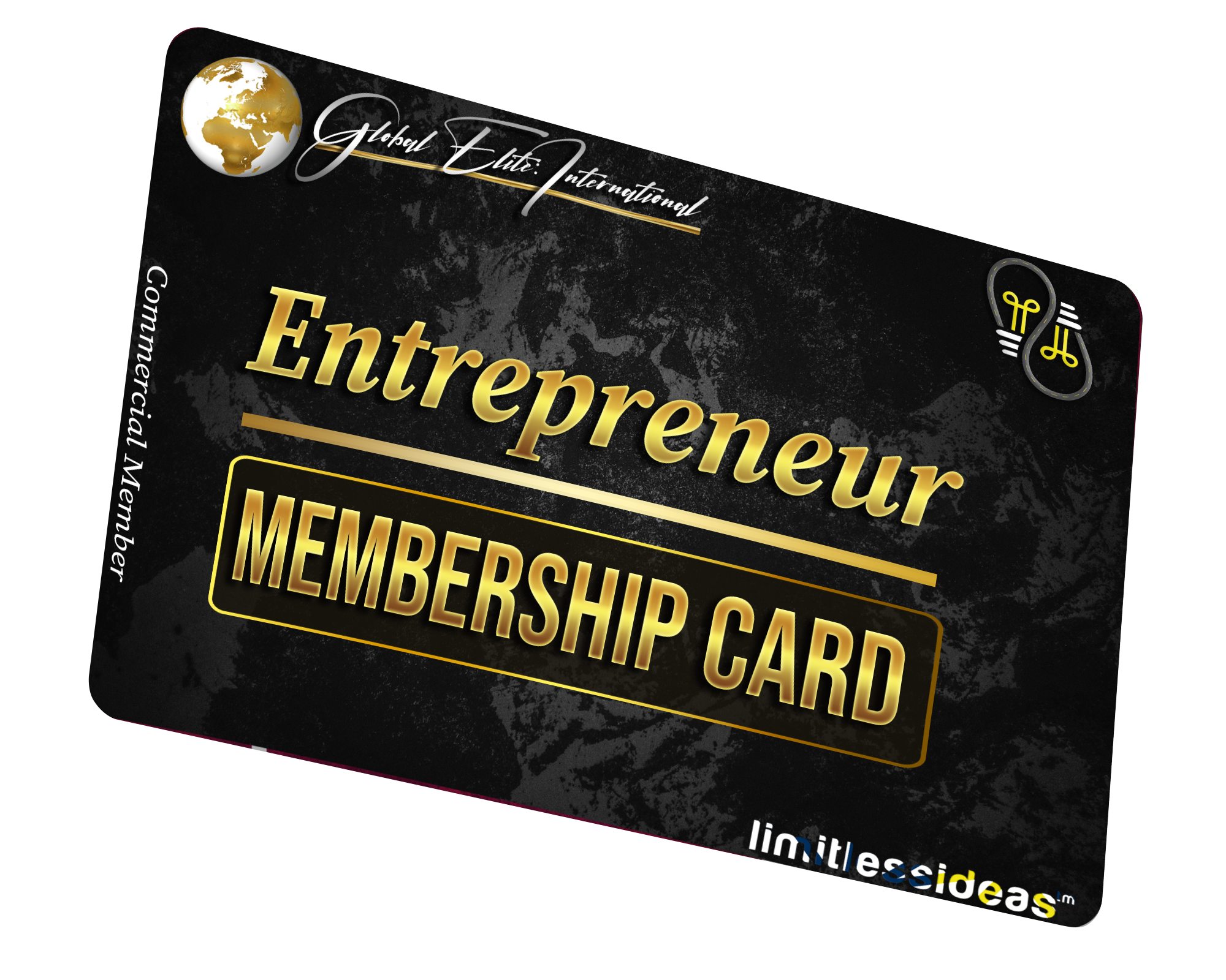Marketing Global Elite Entrepreneur Card Commercial Ready